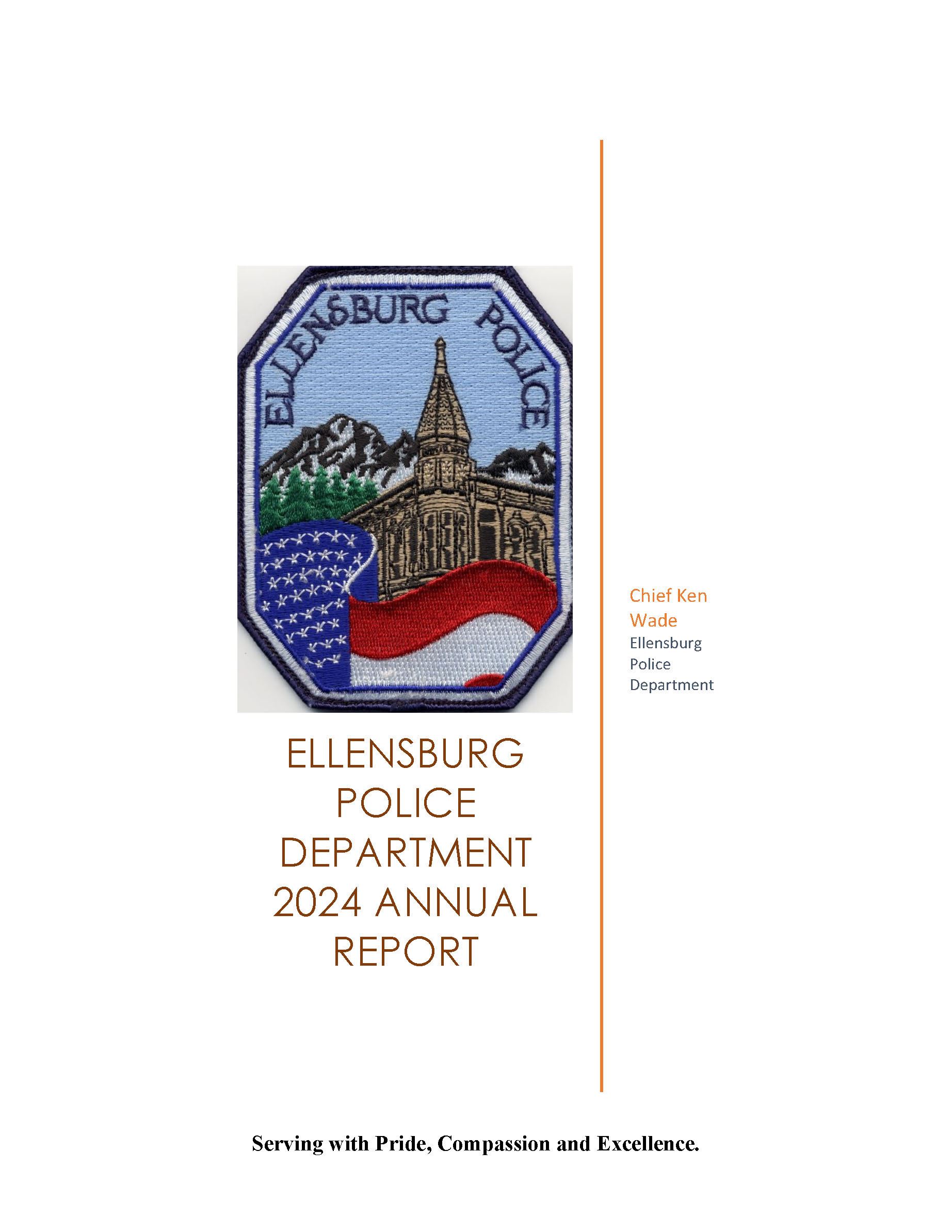 2024 EPD Annual Report Cover showing an EPD patch