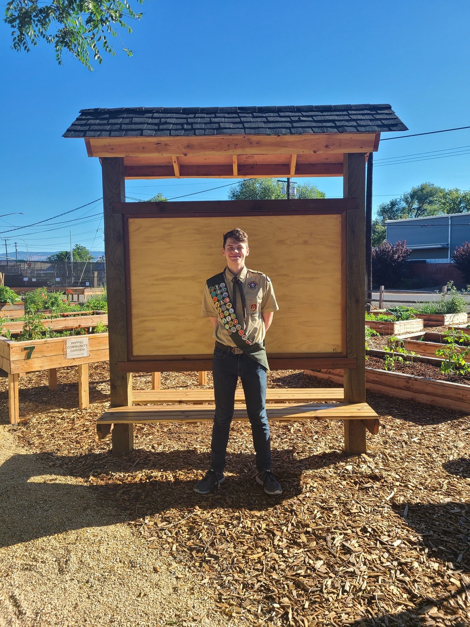 Eagle Scout Project by Ben Carter, Troup 493, July 2024